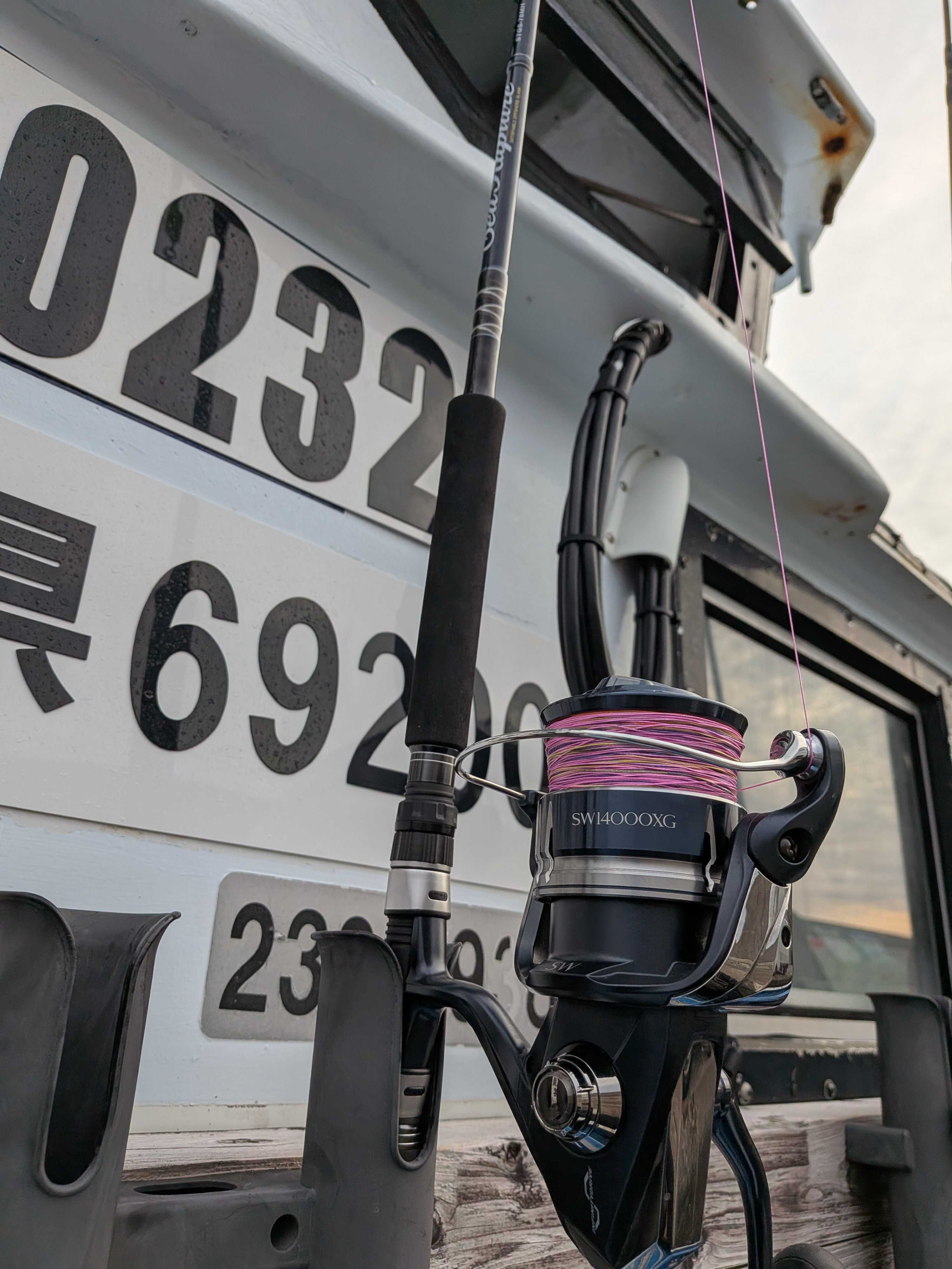 PalmsシーラプチャーSTGS-78MHとシマノストラディックSW14000XG